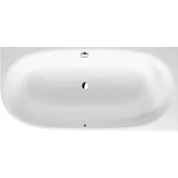 Duravit Cape Cod Whirlpool, Ecke rechts, eine Rückenschräge, nahtlose Verkleidung, Gestell, Ab- und Überlaufgarnitur, Air-System, 1900x900mm, 760363000AS0000