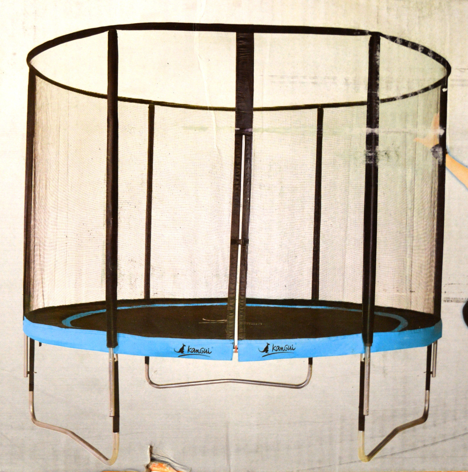 kangui - Gartentrampolin PUNCHI mit Sicherheitsnetz und Zubehör, Trampolin