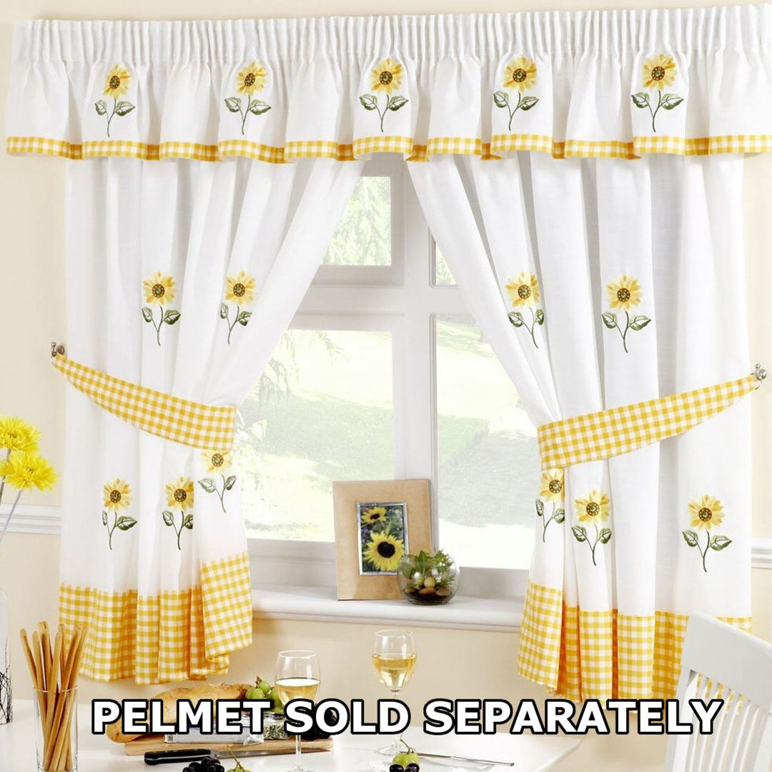 Brambly Cottage Sioned Room Darkening Curtain Width 117 x Drop 122cm