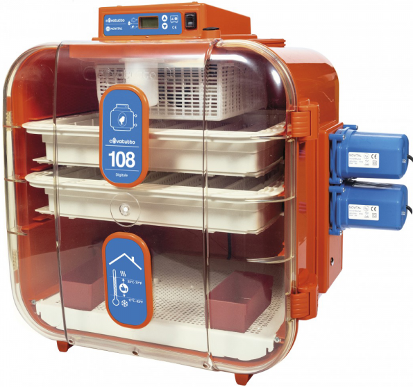 Novital Covatutto 108 Digital - Automatische/Manuelle Eierbrutmaschine - 96 Eier