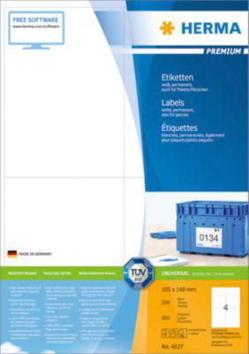 Herma Premium-Etiketten auf DIN A4-Blättern, 800 Etiketten, 200 Bogen