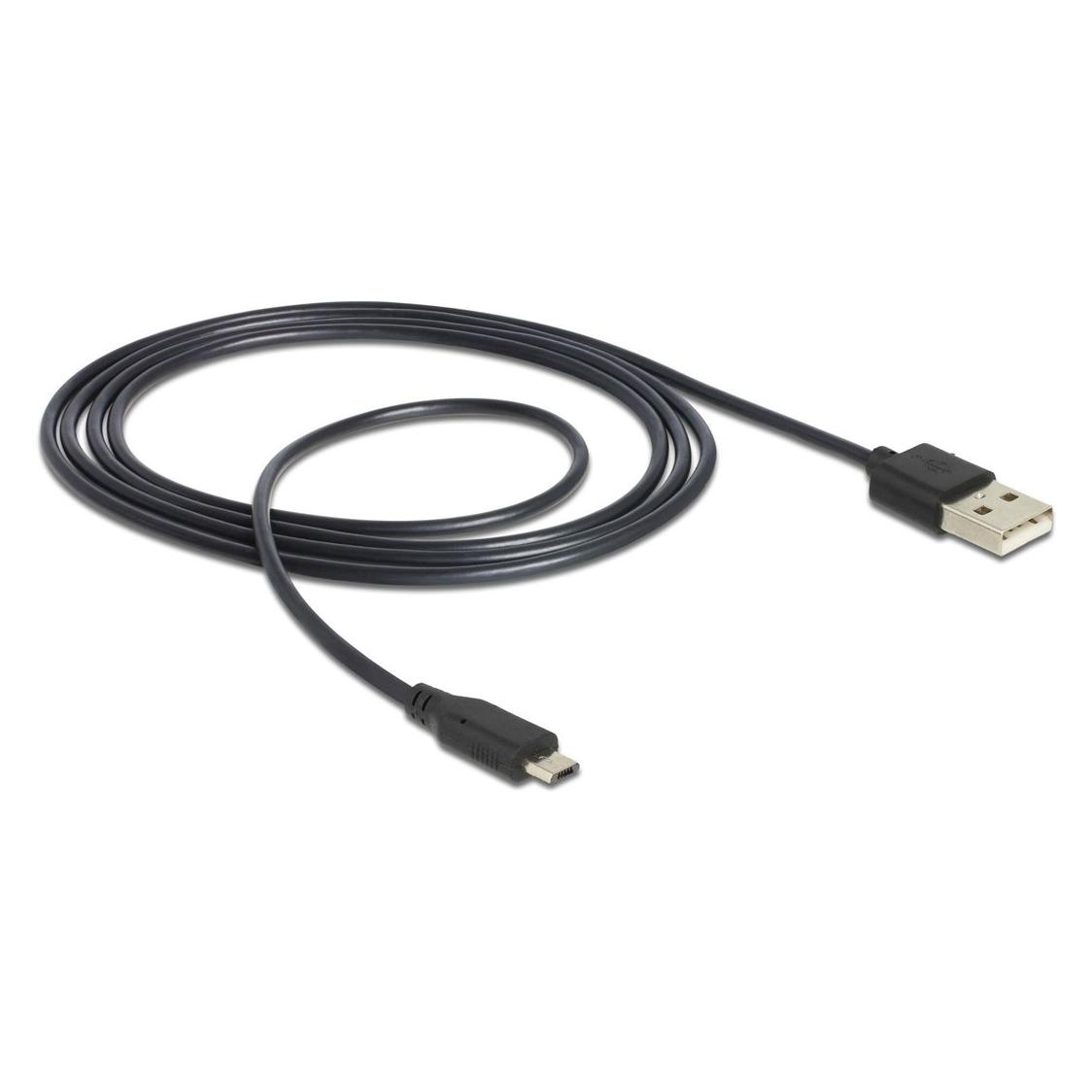 Delock A - Micro B (1.50 m, USB 2.0) (83272)