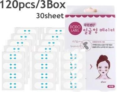 Uplifted Finds V Lift Face Tape Slim Patch Invisible Adhesive Sticker 80 PCS 120 Pcs