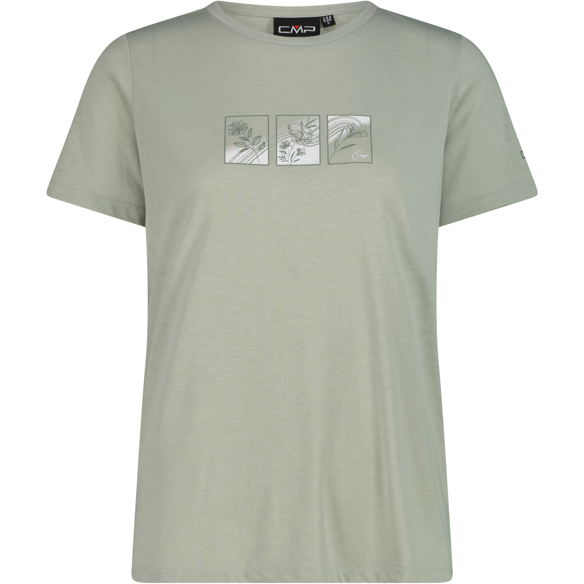 CMP Damen T-Shirts grau Größe XL Trekking Atmungsaktiv