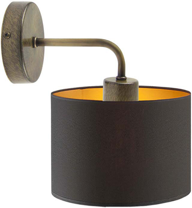 Canora Grey Reiban Steel Armed Sconce Black 25cm H X 25cm W X 25cm D