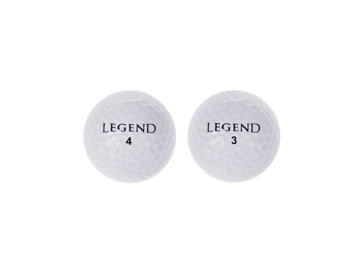 LEGEND Golfball 12er Set 85 Kompression weiss