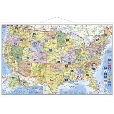 USA Bundesstaaten mit Postleitzahlen, Karte von Heinrich Stiefel, Stiefel Eurocart, 978-3-938842-70-6