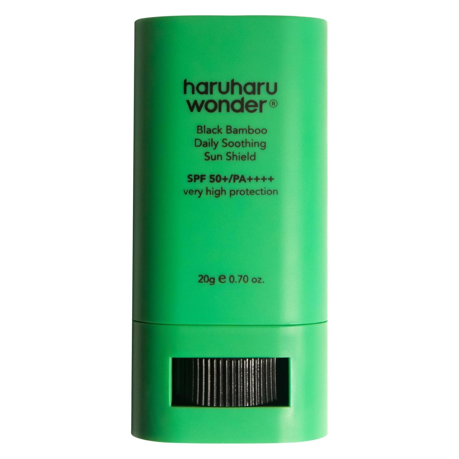 Haruharu Wonder Harura Wonder Black Bamboo Daily Soothing Sun Shield SPF50+ PA++++ (SPF 50+, 20 ml) (Harura Wonder)