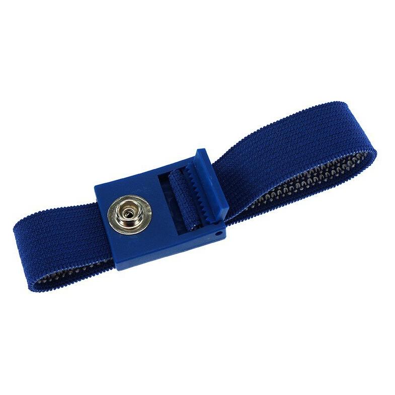 Top Swede ESD-Armband PRO, dunkelblau, 7 mm Druckknopf, verzahnter Verschluss (Statikschutz) (SG-AB-7DK-DB-220MM-VERZAHNT)
