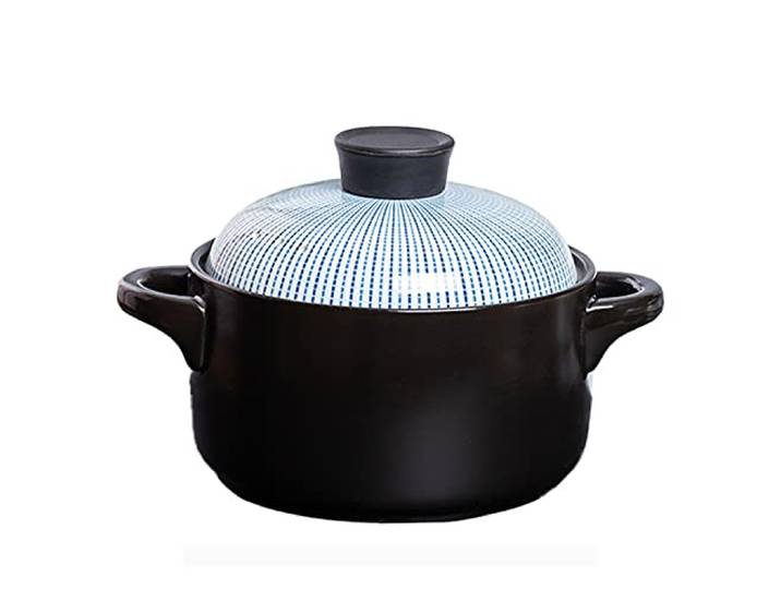 Tontopf, Keramikschüssel mit Deckel, Eintopf, Hot Pot(3.5l)
