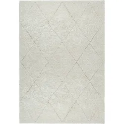 Hochflorteppich Ideal Shaggy Creme ca. 120x170cm