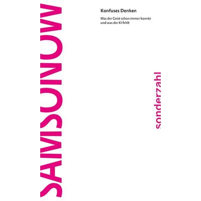 Konfuses Denken, Taschenbuch von Elisabeth Samsonow, Sonderzahl, 978-3-85449-698-4