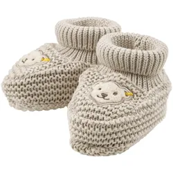 Steiff Strickschuhe Bär, beige