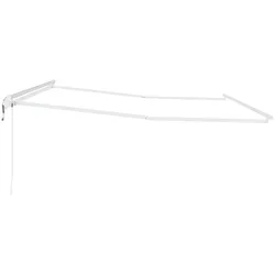 vidaXL, Markise, Markisengestell 4x3 m Automatik-Aufrollsystem Aluminium (4 m)