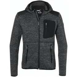 Kübler,  Strickjacke Light anthrazit/schwarz Form 1441 Grösse 4XL (4XL)