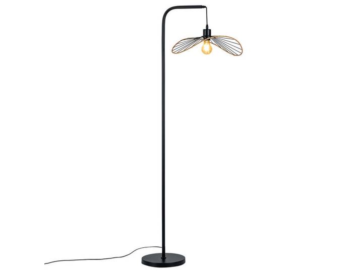 Nettlife Stehlampe Carlota Ⅲ 25/39/144 cm, Schwarz, Metall, E27, 39x144x25 cm, Lampen & Leuchten, Innenbeleuchtung, Stehlampen