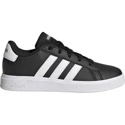 ADIDAS Kinder Halbschuhe Grand Court Lifestyle Tennis Lace-Up, Größe 30 in Schwarz Schwarz