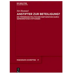 Anstifter zur Beteiligung?, Fachbücher von Siri Hummel