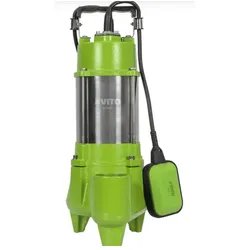 Abwasserpumpe 1500W Kanaldeckel Abwasserkanal Überschwemmte Keller Edelstahltank VITO
