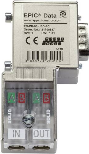 LAPP 21700547 Sensor-/Aktor-Verteiler und Adapter Stecker, gewinkelt Polzahl Sensoren: 9 1St.