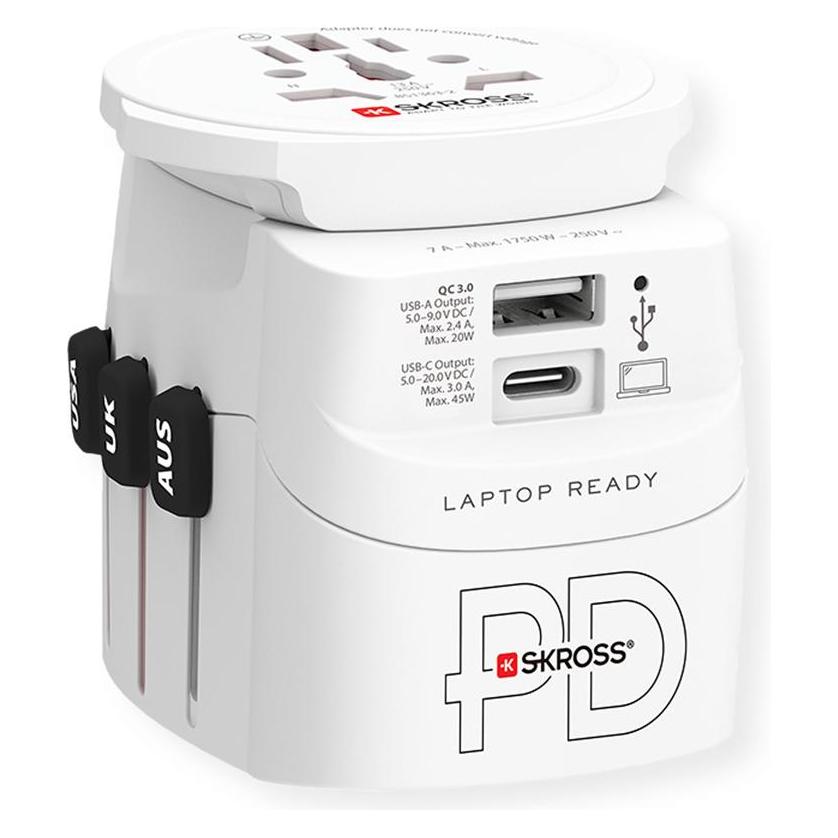 Skross PRO Light USB AC45PD World (1.302474)