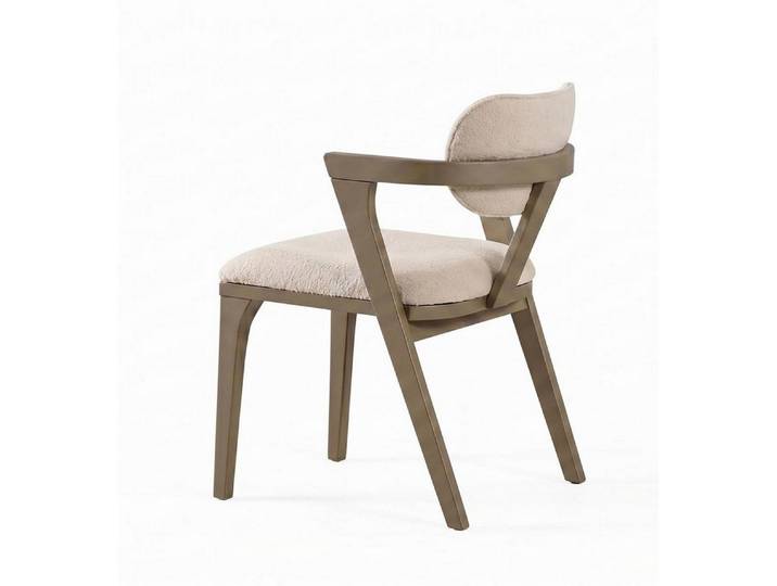 JVmoebel Esszimmerstuhl Stuhl Beige Modernen Komfortabel Harmonisch Minimalistisch Elegant, Made in Europa