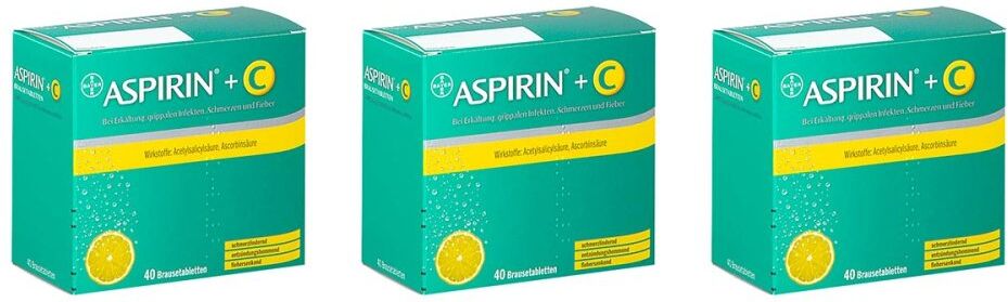 Aspirin plus C Brausetabletten 3x40stk