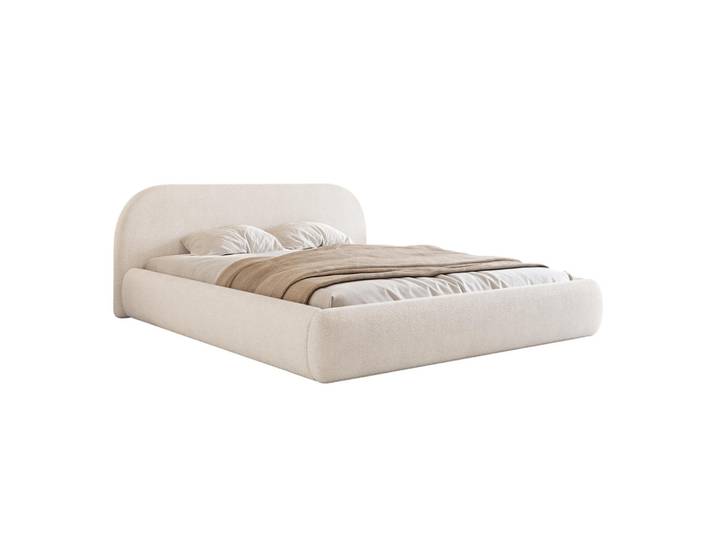 Fedve Polsterbett Lloret 140x200 cm, Weiß, 200x140 cm, Schlafzimmer, Betten, Polsterbetten