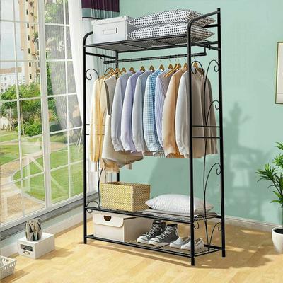 UNHO Garment Stand 3 Tiers Clothes Rack Wire Shelving Freestanding Closet - 31x14.2x63.3 inch