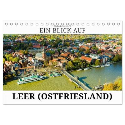 Ein Blick auf Leer (Ostfriesland) (Tischkalender 2027 DIN A5 quer), CALVENDO Monatskalender