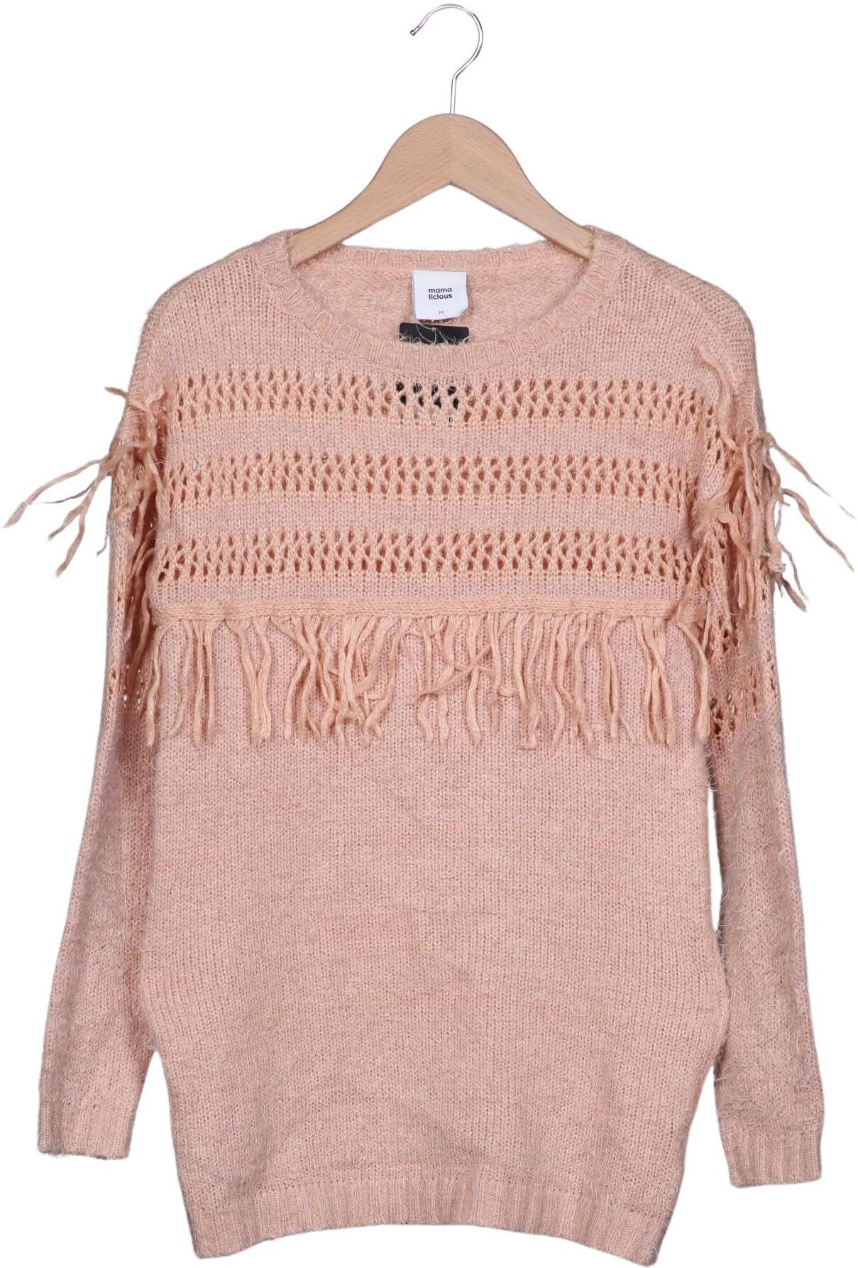 Mama Licious Damen Pullover, Pink, Gr. M, Synthetik - Second Hand
