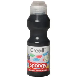 Creall, Marker, Spongy Verfstift Zwart, 70ml (1x)