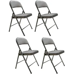 HTI-Living, Stühle, Klappstuhl 4er Set Grau