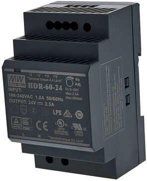 MeanWell HDR-60-24 Power Supply 2,5A