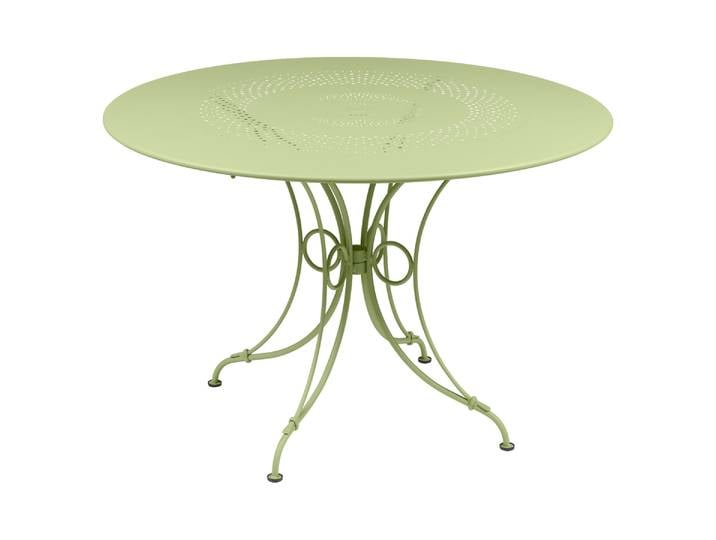 Gartentisch, Stahl, Ø 117 cm, Höhe 74 cm, Klassisch & Modern, Fermob