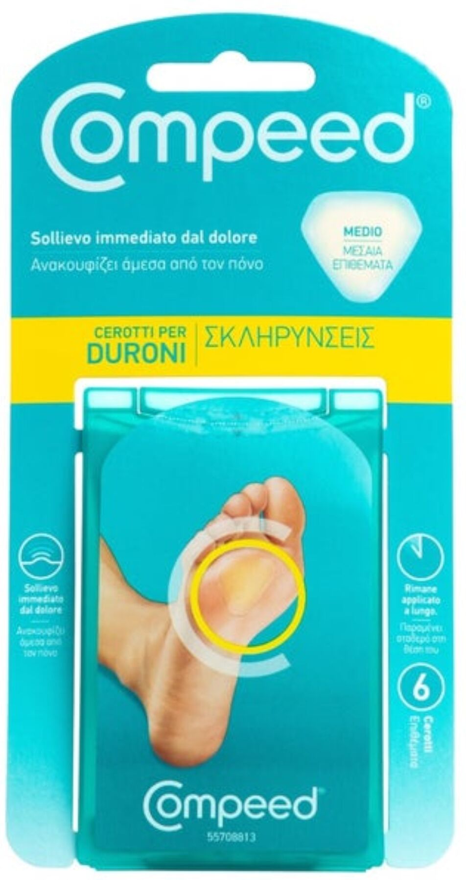 Compeed Duroni Medio 6 Pezzi 