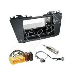 Mazda 5 (CW) ab 10/2010 Autoradio 2-DIN Einbaurahmen Ablagefach Radioblende+A...
