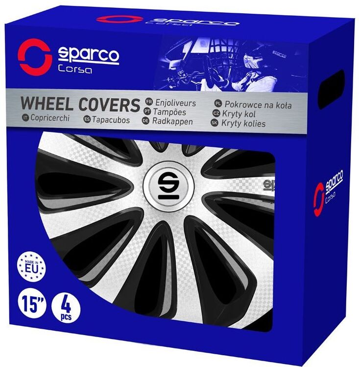 SPARCO SPC1575SVBKC Copricerchi