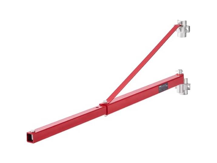 VEVOR Elektrische takelsteunarm, draagvermogen 600 kg, draaibare arm voor elektrische takels, stalen takelframe, steigerhefarm 180° voor werkplaats, garage