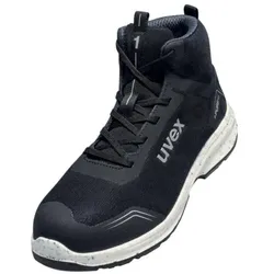 uvex 1 sport Sicherheitsschuh S1 Schnürstiefel schwarz 43 - 6893743 - schwarz