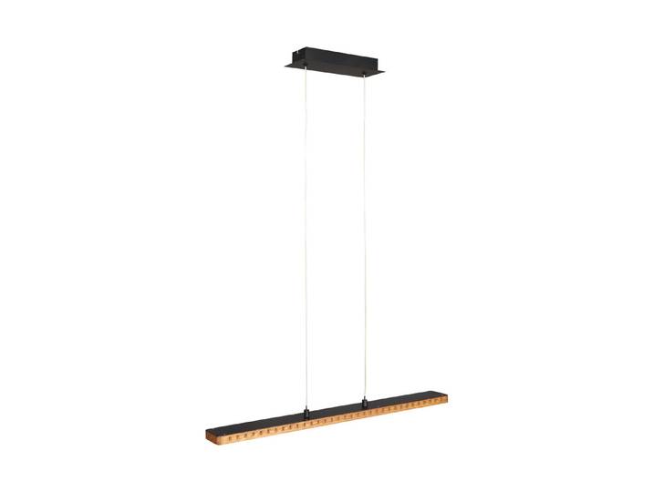 Solaris LED-Hängeleuchte Mattschwarz 18 W 3 Stufendimmer