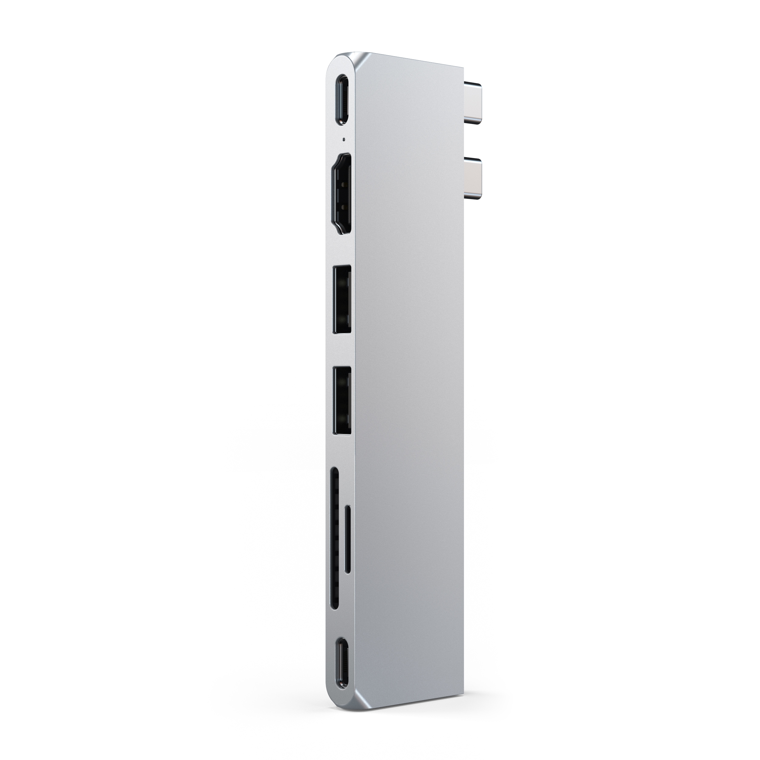 Satechi USB-C Pro Hub Slim Adapter Silver ST-HUCPHSS