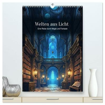 Welten aus Licht – Eine Reise durch Magie und Fantasie (hochwertiger Premium Wandkalender 2027 DIN A2 hoch), Kunstdruck in Hochglanz