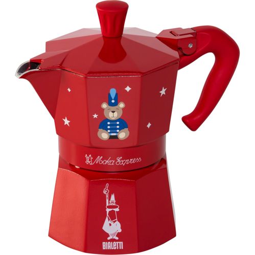 Bialetti Moka Express 3TZ rot Joyful Memories