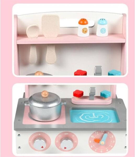 Kids Zone Legekøkken Table Pink