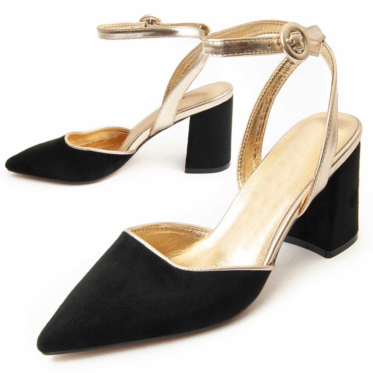 Montevida Absatzschuh Selina77 in Schwarz