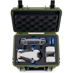 B&W International Case Typ 2000 (Drohnen Koffer, DJI Mini 4 Pro), Drohne Tasche, Schwarz