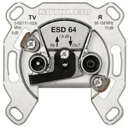 Durchgangsdose BK 2f 8dB/860 1,8dB/860 4-862MHz