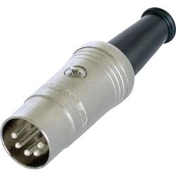 Rean AV NYS322 DIN-Rundsteckverbinder Stecker, gerade Polzahl: 5 Schwarz 1 St.