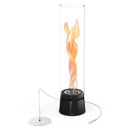 höfats Tischfeuer Spin air 1200 Emaille Schwarz